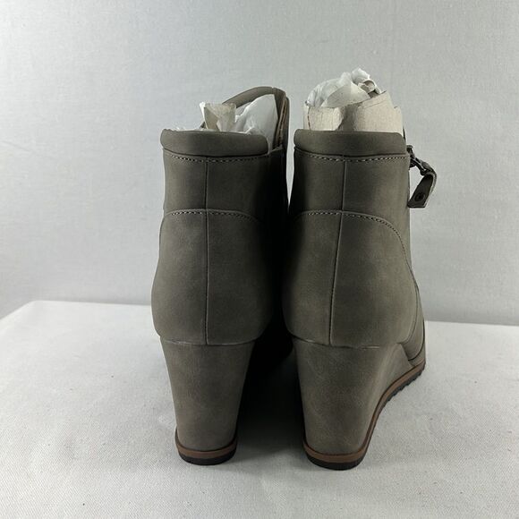Soul Naturalizer Haley Light Gray Wedge Bootie size 8.5W - Picture 5 of 7